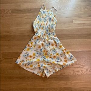 Floral Kids One Piece Romper